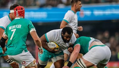 South Africa vs Ireland LIVE rugby: Latest score as Springboks fight back to lead brutal battle