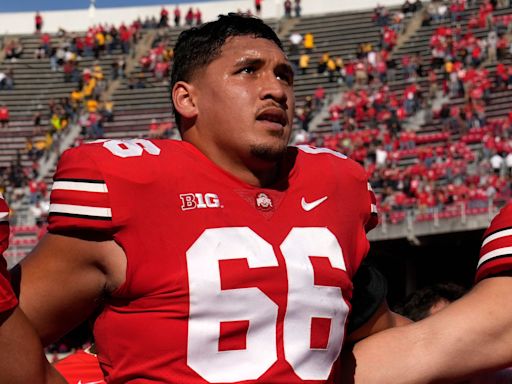 Ohio State Buckeyes OL Enokk Vimahi Enters NCAA Transfer Portal