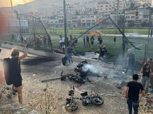 Un ataque de Hezbolá a una canchita de fútbol en Israel deja al menos 12 muertos, la mayoría niños