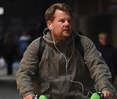 James Corden travels home from Gavin and Stacey filming