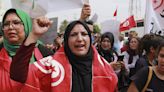 Tunisians protest against rising number of migrants stranded en route to Europe