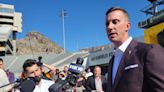 New Arizona State athletic director Graham Rossini quietly introduced on Thursday