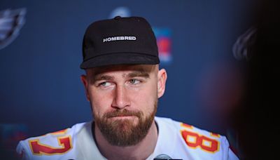 Travis Kelce makes confession after appearing on stage with Taylor Swift at Wembley