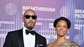 Alicia Keys Wears Stunning Gold Gown to Breakthrough Prize Ceremony With Husband Swizz Beatz