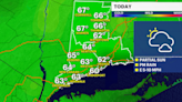 Mostly cloudy Saturday in Connecticut; widespread showers on Sunday