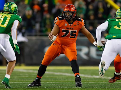 Former Oregon State Beavers’ star Taliese Fuaga called a ‘beast’