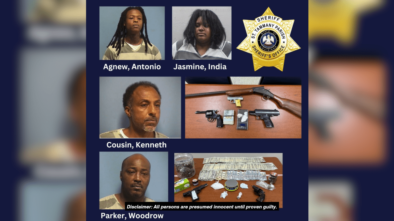 Three drug investigations in Slidell land five in jail