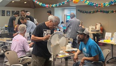 Repair cafe at Saratoga Library helps divert trash from landfills