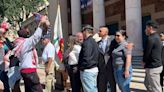 Pro-Palestinian protest disrupts Sacramento Memorial Day event