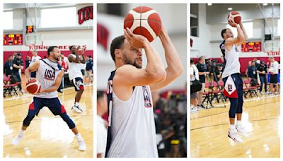 Stephen Curry Debuts the Curry 12 During Team USA Training Camp