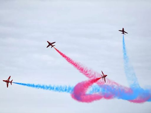 Man realised his dream after Red Arrows soared overhead