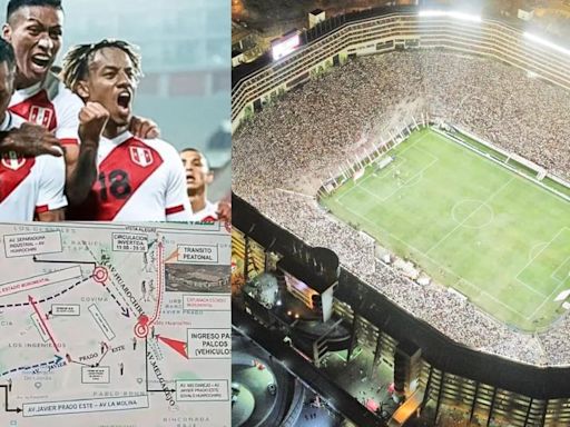 Perú vs Paraguay: plan de desvío vehicular y vías habilitadas para los hinchas por el partido en el Estadio Monumental