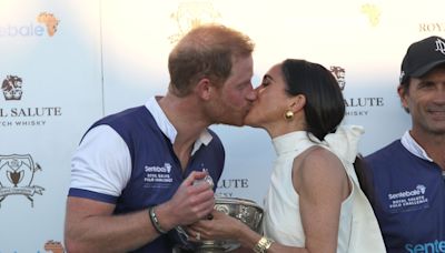 Prince Harry and Meghan Markle Had a Sweet PDA Moment Over the Weekend