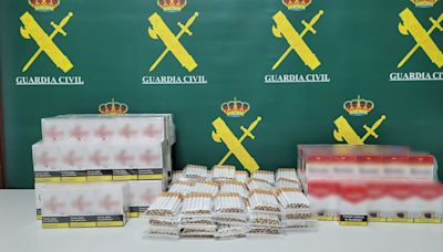 Operación policial en Jaén capital con la intervención de tabaco de contrabando