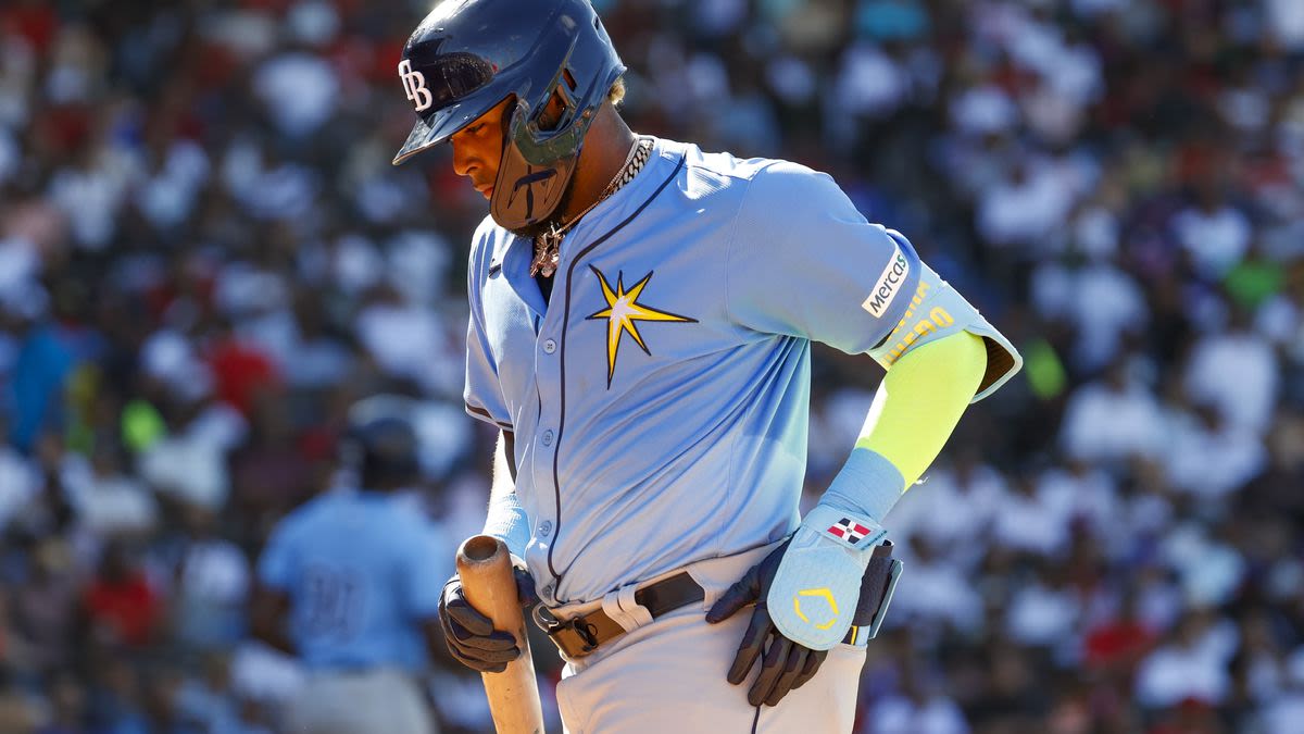 Rays top prospect Junior Caminero sidelined with quad strain