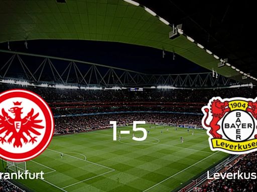 Bayer Leverkusen se lleva la victoria tras golear 5-1 a Eintracht Frankfurt
