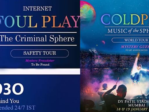 Coldplay Music Of Spheres Concert: Mumbai Police Hops On The Meme Trend To Warn People Against