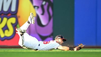 Watch: Guardians' Steven Kwan makes diving catch to save a run in ALDS Game 2 vs. Tigers