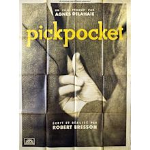 Affiche de cinéma française de PICKPOCKET - 120x160 cm.