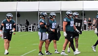 Eagles camp observations (8/7): Rookie making a case for pivotal role; Decision coming soon at RG?