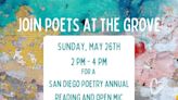 Poets at the Grove/SDPA Community Open Poetry Reading