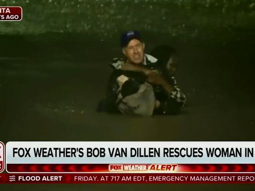 Hurricane Helene: Weather reporter abandons live broadcast to rescue woman trapped in submerged car