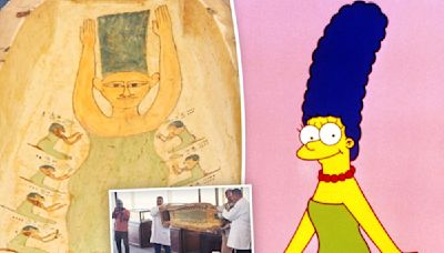 Mummy’s unearthed coffin features ‘unreal’ depiction of beloved ‘Simpsons’ character