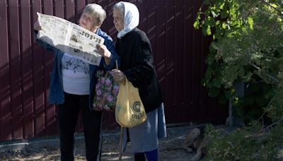 In Ukraine's Lyman, print news becomes 'only link to outside world'