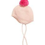 現貨 美國帶回 H&M 童裝 秋冬促銷 甜美女寶寶粉紅球球針織帽 造型帽 Knit Hat 嬰兒帽 1-2y