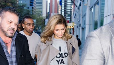 Zendaya's "I Told Ya" Shirt from 'Challengers' Has a Surprising Link to JFK Jr.