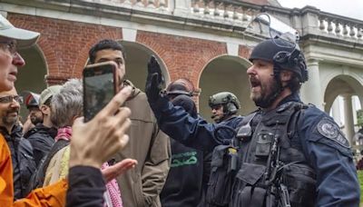 Police surround pro-Palestine student encampment at University of Southern California