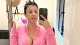 Pregnant Kourtney Kardashian Enjoys 'Prenatal Pilates' in Cozy Pink Pajamas — See the Look!