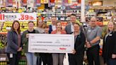 Hy-Vee presents $139,000 check to Northeast Iowa Food Bank from round-up campaign