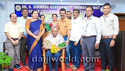 Udupi: Senior journalist B B Shettigar felicitated on occasion of Press Day