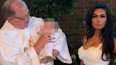 Mum leaves people divided after sharing 'iconic' snaps of her son's christening