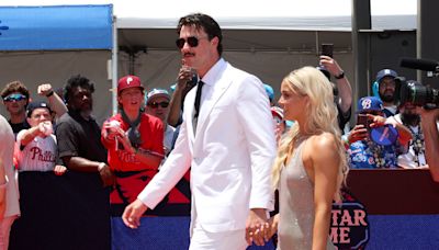 Paul Skenes, Livvy Dunne arrive at 2024 MLB All-Star Game red carpet in style