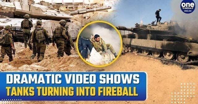 Watch: Al-Qassam 'Traps & Blows Up' Israeli Soldiers, detonates Israeli tanks In Gaza's Tal Al-Hawa