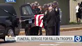 WATCH LIVE: People come from near, far to pay final respects to fallen trooper