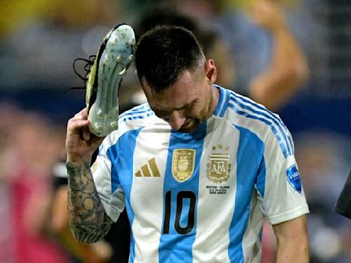 Copa America: touché à la cuisse droite, Messi sort en pleurs durant la finale