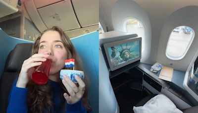 I flew business class for the first time with KLM. My 7-hour flight with the Dutch airline even ended with an amazing free gift.