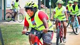 Young cyclists earn while they learn