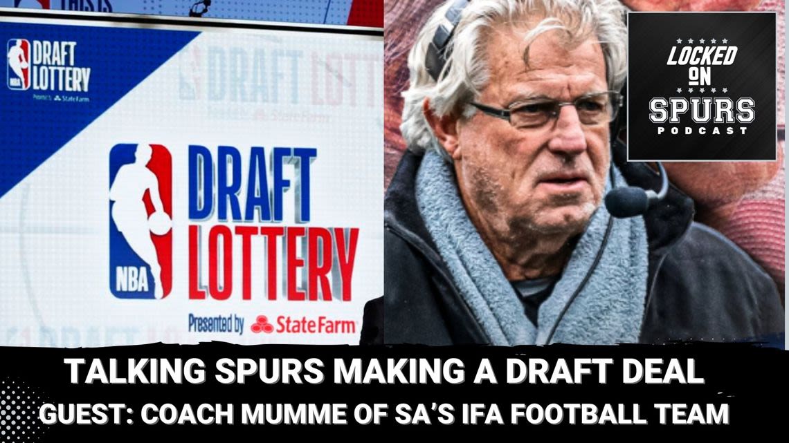 Should the Spurs make a draft-day deal? Coach Hal Mumme on San Antonio's new IFA football team & thoughts on coach Popovich | Locked On Spurs