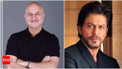 Anupam Kher hails Shah Rukh Khan as 'the last star'; but acknowledges Salman...Ajay Devgn’s presence | Hindi Movie News - Times of India...