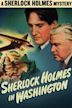 Sherlock Holmes in Washington