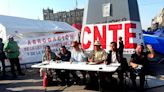 CNTE anuncia que continuará en paro indefinido en el Zócalo previo a cierre de campaña de Sheinbaum | El Universal
