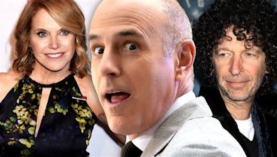 Matt Lauer Told Howard Stern He Had A Crush On Katie Couric Years Before He Felt Betrayed By Her