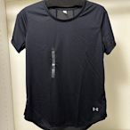 美國 Under Armour UA 女款 短袖黑色運動T恤 size M & L & XL