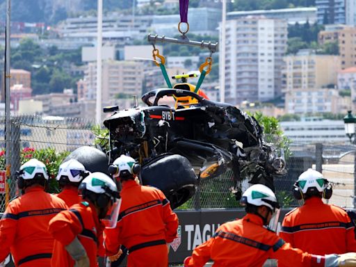 F1 Monaco GP 2024 LIVE: Updates, times and results as race resumes after huge Sergio Perez crash