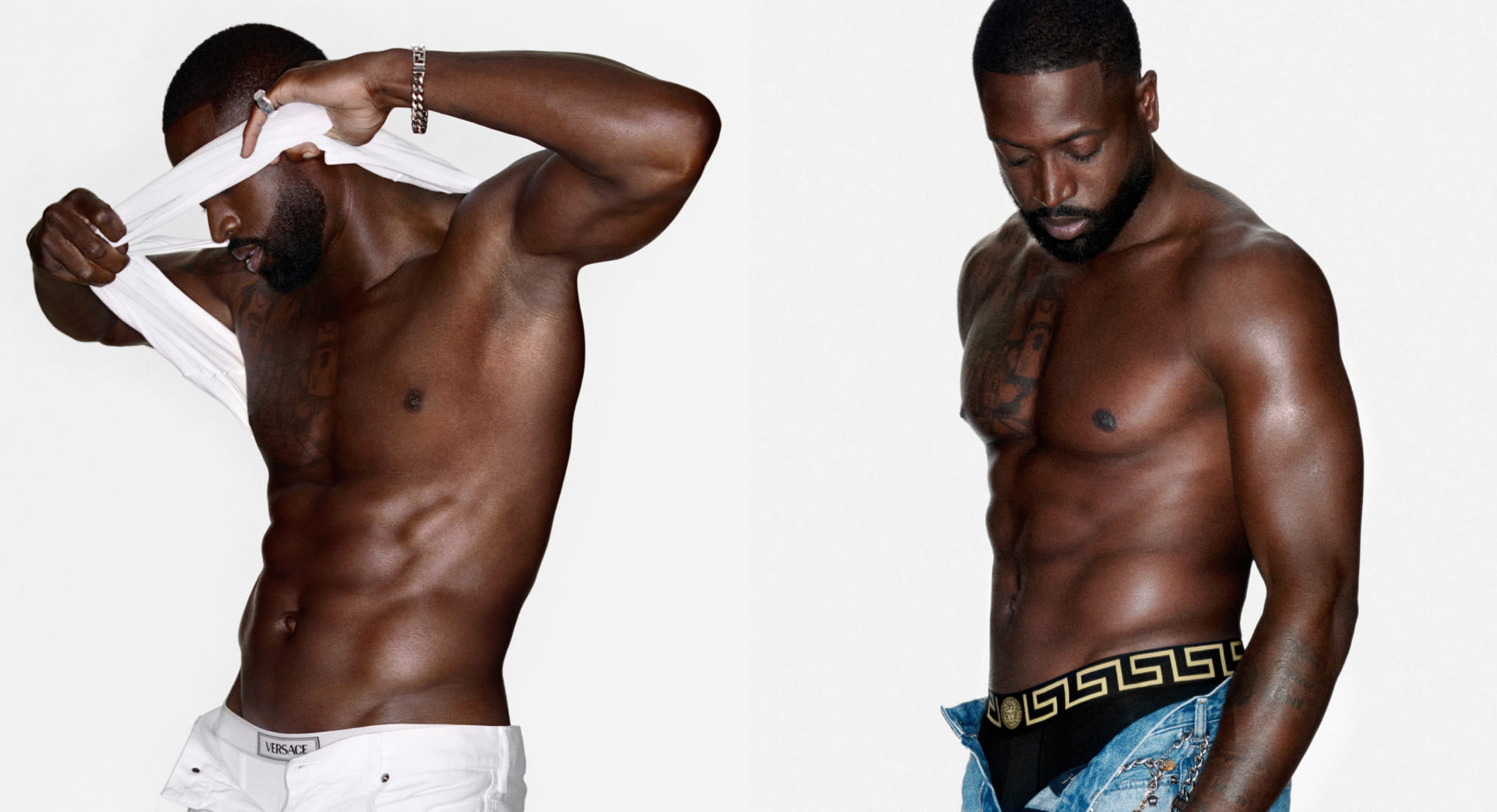 Dwyane Wade Fronts New Versace Underwear Campaign
