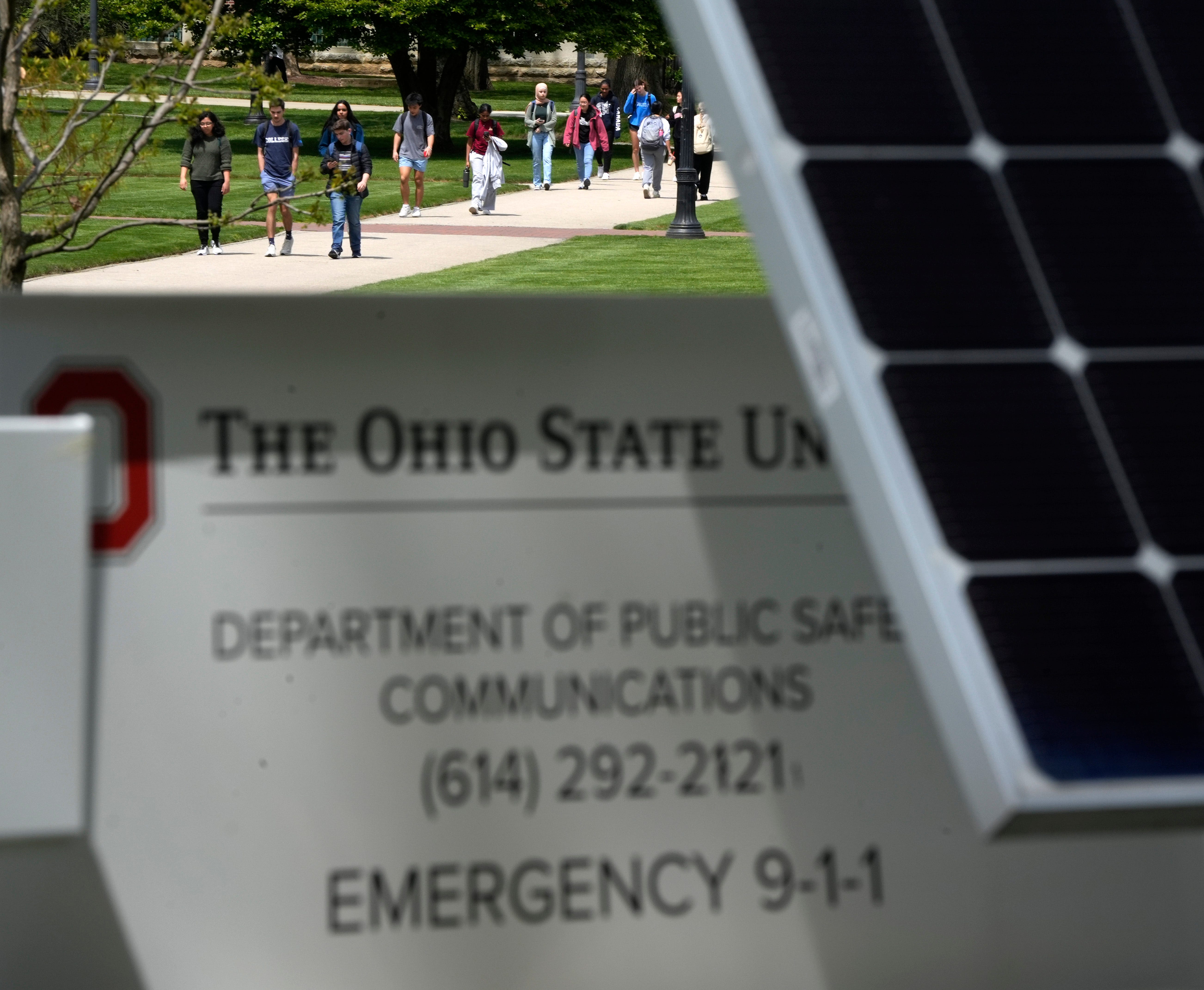 Ohio State locks buildings in anticipation of Wednesday's Israel-Hamas war protests